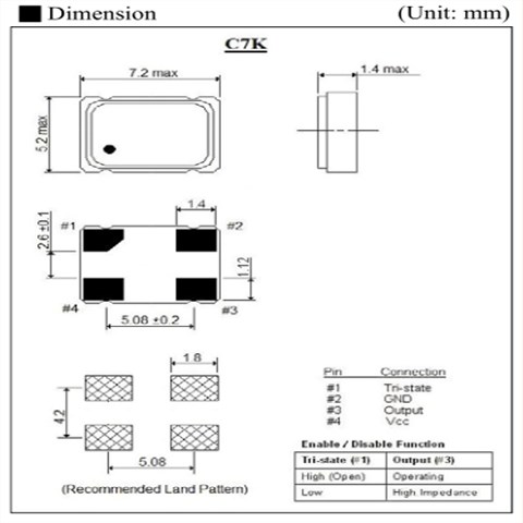 ITTI輕薄型晶振,C7KC20-32.768-15-3.3V,儀器儀表設(shè)備6G晶振