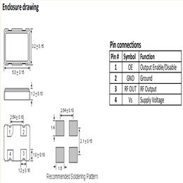 AXTAL時(shí)鐘振蕩器,AXE5032P-50-25-0C-133.000MHz,5032mm,AXE5032P系列,HCMOS