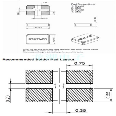 LFXTAL072541REEL,IQD石英晶振廠(chǎng)家,IQXC-26,進(jìn)口環(huán)保晶振