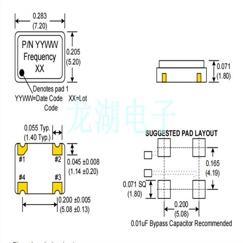 C3291-20.000,20MHz晶振,5V晶振,瑞斯克電子晶振