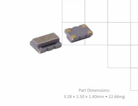 CTS新款時(shí)鐘頻率32.768K溫補(bǔ)晶振問世