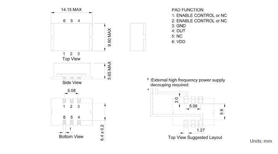 TXC 7J 14 9 CMOS