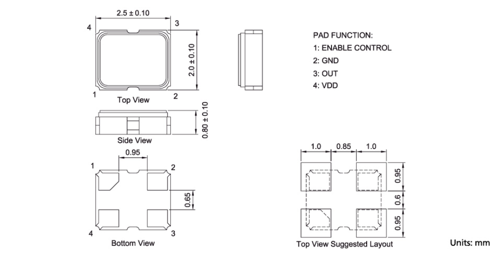 TXC 8W 2520 CMOS