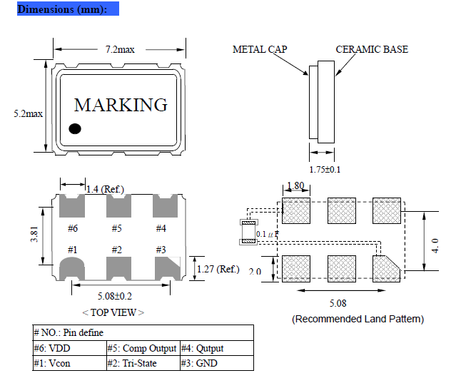 NADD 75 7050 LVDS OSC