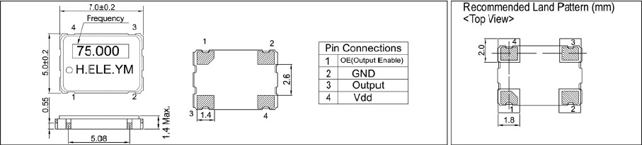 HSO751S 7050 OSC