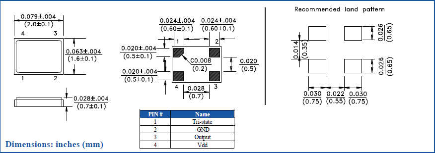 ASA 2.0-1.6-0.7 XO OSC