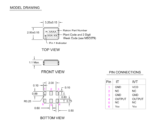 IT3200C 3225 TCXO