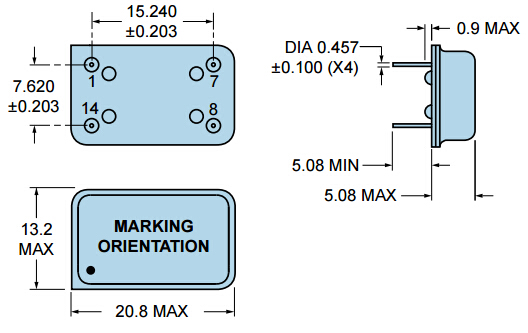 EH1100ETTTS-73.728M 20.8_13.2 XO