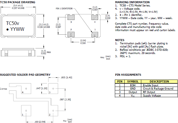 TC50 5032 OSC