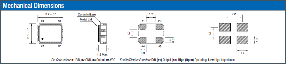 QX3 3225 OSC