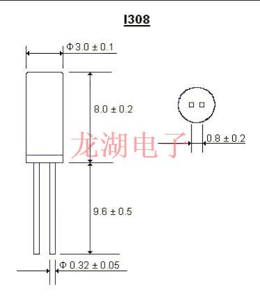 美國ITTI晶振,I308石英插件晶振,I308-32.768KHz-12.5晶振