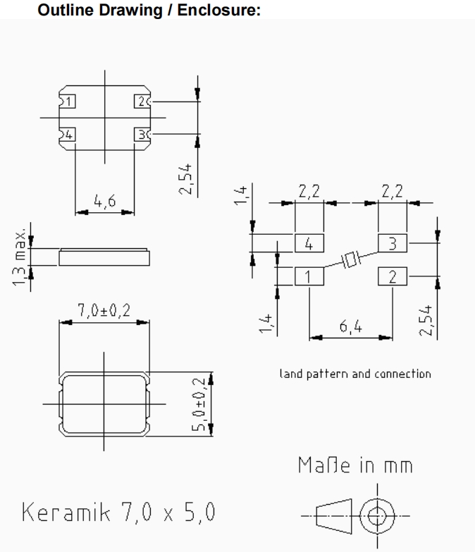 6G電信晶振\XMP-5135-1A-16pF-26.000MHz\KVG無源諧振器\XMP-5100貼片晶體