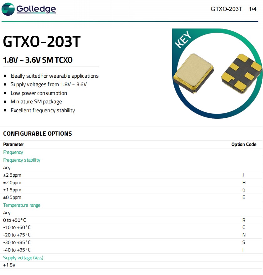 GTXO-203T規(guī)格